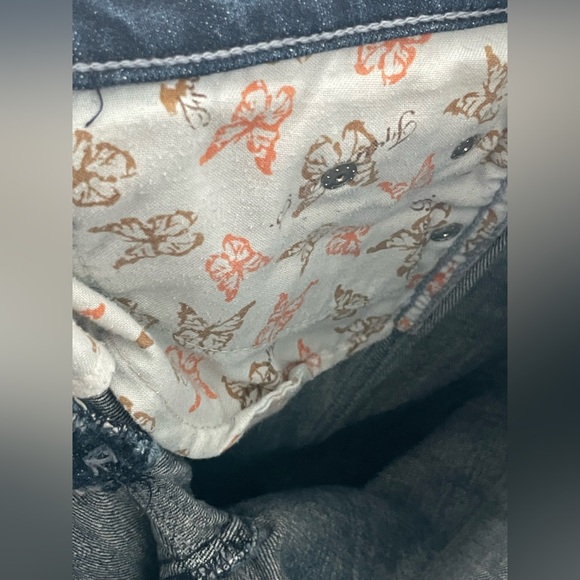 VTG Frankie B Low Rise Flared Jeans Size 8 Made in USA Western Boho - Picture 8 of 9